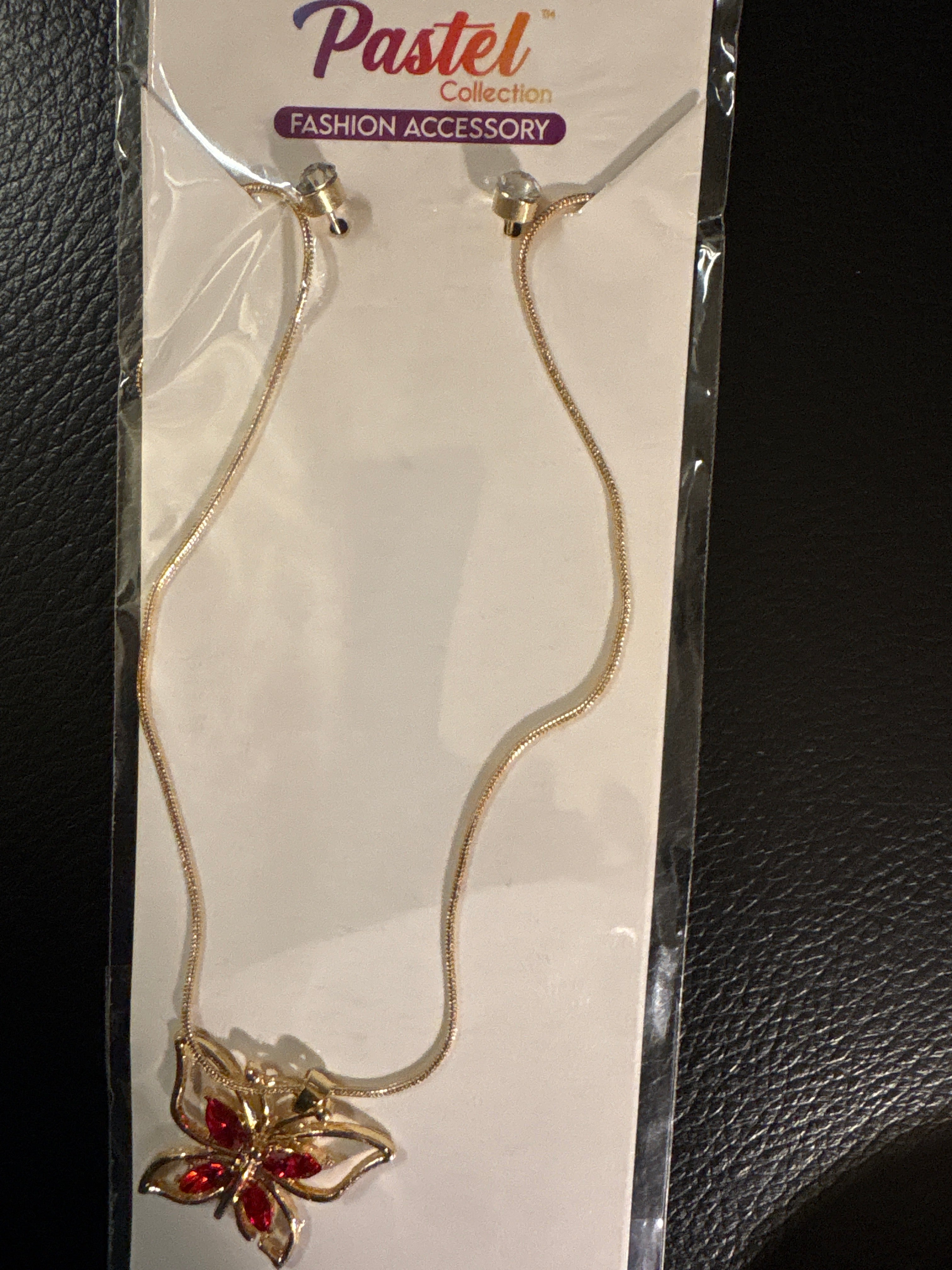 Butterfly necklace with earrings